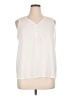 Apt. 9 100% Polyester Ivory Sleeveless Blouse Size XL - photo 1