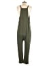 Shop Basic USA Solid Green Jumpsuit Size M - photo 2
