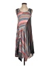 Weston Stripes Gray Casual Dress Size XS - photo 1