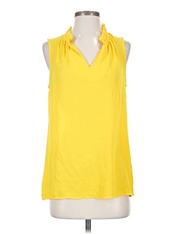 Rose + Olive Sleeveless Blouse (view 1)