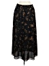 Chaus 100% Polyester Print Black Casual Skirt Size M - photo 2