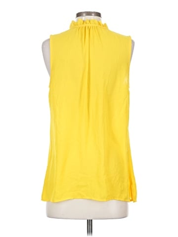 Rose + Olive Sleeveless Blouse (view 2)