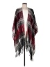 Woolrich 100% Polyester Red Poncho One size - photo 1