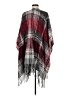Woolrich 100% Polyester Red Poncho One size - photo 2