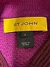 St. John 100% Wool Burgundy Wool Coat Size S - photo 6