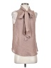 Bebe Tan Sleeveless Blouse Size S - photo 1