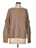 Neiman Marcus 100% Cashmere Solid Tan Cashmere Pullover Sweater Size L - photo 1