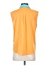 Cremieux 100% Polyester Color Block Orange Sleeveless Blouse Size S - photo 2