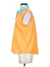 Cremieux 100% Polyester Color Block Orange Sleeveless Blouse Size S - photo 5