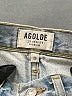 AGOLDE 100% Cotton Blue Denim Shorts Size 25 waist - photo 3