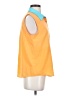 Cremieux 100% Polyester Color Block Orange Sleeveless Blouse Size S - photo 4