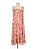 Lush 100% Polyester Floral Pink Casual Dress Size S - photo 1