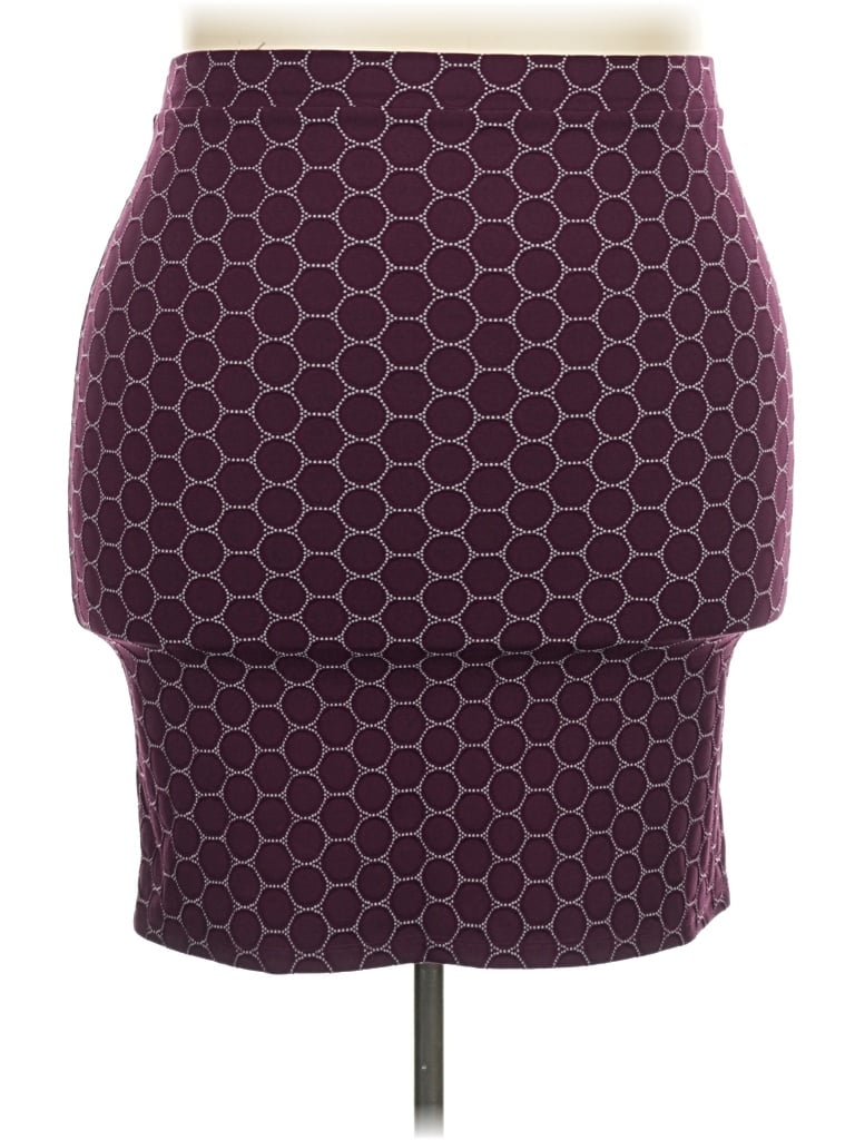 Pre-owned Leota Casual Skirt In Purple