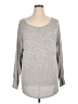 White Birch Metallic Silver Pullover Sweater Size 1X - photo 1