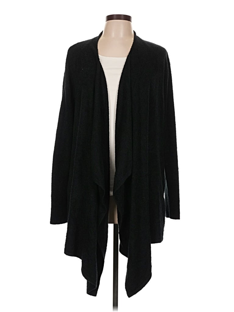 Pre-owned Assorted Brands Cardigan Sweater In Black