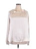H&M 100% Polyester Ivory Long Sleeve Blouse Size L - photo 1