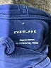 Everlane 100% Organic Cotton Blue Pullover Hoodie Size S - photo 7