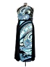 Chico's Paisley Color Block Blue Cocktail Dress Size XXL (4) - photo 2