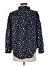 Ann Taylor 100% Polyester Polka Dots Blue Long Sleeve Blouse Size M - photo 2