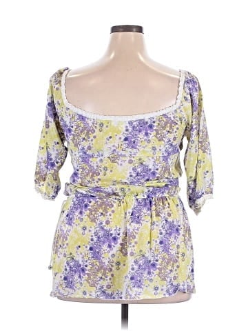 Poupette St. Barth 3/4 Sleeve Blouse (view 2)