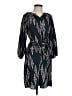 Tucker for Target 100% Polyester Argyle Black Casual Dress Size S - photo 1