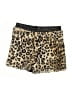 Hannah Banana Animal Print Gold Shorts Size 8 - photo 1
