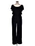 Charles Henry Solid Black Jumpsuit Size XL - photo 2