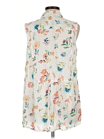 J.Jill Sleeveless Button-Down Shirt (view 2)