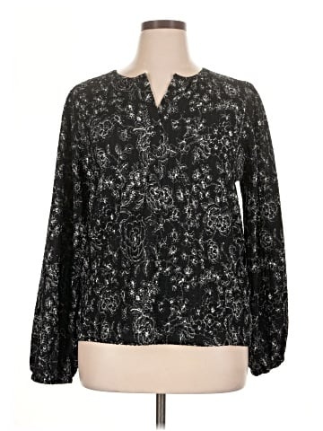 Ann Taylor LOFT Long Sleeve Blouse (view 1)
