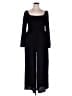 Unbranded 100% Polyester Solid Black Jumpsuit Size XL - photo 1