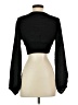 2Bella 100% Polyester Black Long Sleeve Blouse Size S - photo 2
