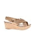 J.Crew 100% Leather Tan Wedges Size 7 1/2 - photo 1