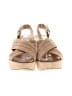 J.Crew 100% Leather Tan Wedges Size 7 1/2 - photo 2