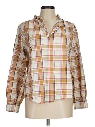 St. John's Bay Long Sleeve Button-Down Shirt (view 1)