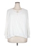 41Hawthorn 100% Polyester Ivory 3/4 Sleeve Blouse Size XXL - photo 1