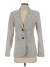 Ann Taylor Plaid Gray Blazer Size 0 - photo 1
