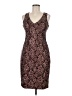Guess 100% Polyester Paisley Brown Cocktail Dress Size 8 - photo 1