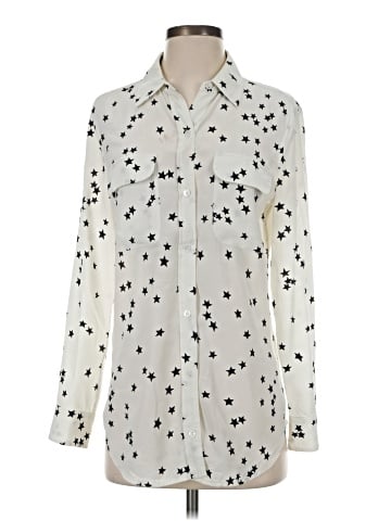 Equipment Long Sleeve Button-Down Shirt (view 1)