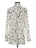 Equipment Stars Ivory Long Sleeve Button-Down Shirt Size S - photo 2
