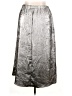 Old Navy 100% Polyester Metallic Silver Formal Skirt Size XL - photo 2