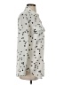 Equipment Stars Ivory Long Sleeve Button-Down Shirt Size S - photo 4