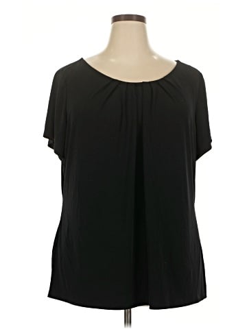 Worthington Short Sleeve Blouse (view 1)