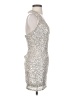 Lulus Metallic Silver Cocktail Dress Size S - photo 4