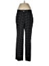 Equipment 100% Silk Houndstooth Black Casual Pants Size 10 - photo 1