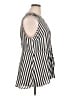 Torrid 100% Polyester Stripes Black Sleeveless Blouse Size 1X Plus (1) - photo 4