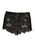 Mossimo Supply Co. Hearts Black Denim Shorts Size 8 - photo 1