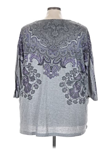 Liz & Me 3/4 Sleeve Top (view 2)
