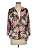 AA&ZZ Floral Black 3/4 Sleeve Blouse Size XS - photo 1