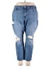 Old Navy Hearts Blue Jeans Size 20 - photo 1