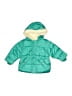 Old Navy 100% Polyurethane Solid Teal Snow Jacket Size 6-12 mo - photo 1